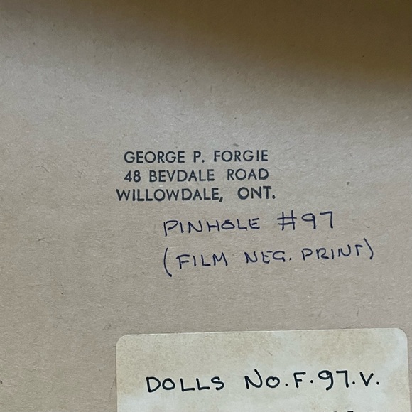 Series of 3 Original photographs "Dolls" by George P. Forgie - Picture 12 of 16